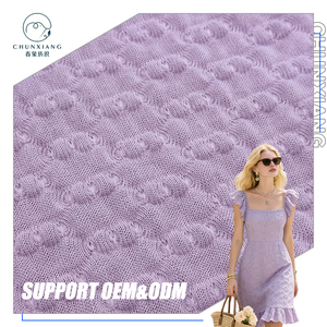 Tissu Jacquard Bulle Micro-Élastique 98%T 2%SP 133CM 165GSM pour Blouse, Robe, Jupe et Vêtements d'Intérieur - Product Image 2