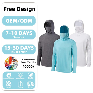 Sudadera de Pesca Samurai <span class=keywords><strong>Pro</strong></span>-Series con Máscara <span class=keywords><strong>Facial</strong></span> Integrada, Protección Solar UPF 50+, Camiseta de Pesca Técnica de Secado Rápido - Product Image 1