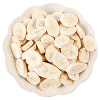 Zonder toegevoegde suiker, zoete Chinese gedroogde fruitsnack, bulk FD gevriesdroogde bananenstukjes