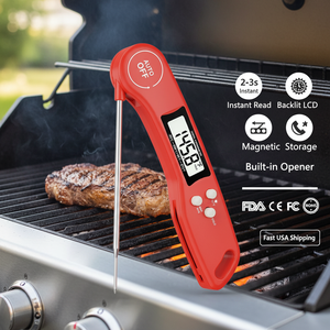 <span class=keywords><strong>Thermomètre</strong></span> numérique <span class=keywords><strong>professionnel</strong></span> pour <span class=keywords><strong>viande</strong></span> avec rétroéclairage, lecture instantanée, haute précision, sonde pour barbecue et fumoir - Product Image 1