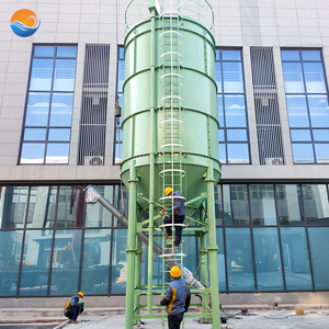 निर्माण मशीन कारखाने 30t 50t 60 t 80t 100t बोल्ट प्रकार ऊर्ध्वाधर छोटे सीमेंट सिलो 60 टन सीमेंट टैंक - Product Image 4