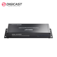 Codificador de Transmisión de Video DIGICAST 1080P de 8 Canales HD MI con Soporte para H265, IP, SRT, RTMP