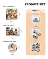 Aimants de réfrigérateur personnalisés pour mariage, aimants photo sur mesure pour garder la date, souvenirs pour invités de mariage