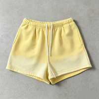 Short personnalisé en molleton 350 g/m² effet délavé couleur vintage pour l'été, idéal pour les marques