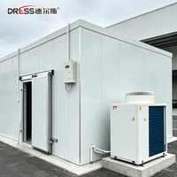 5HP~25HP Condensatie-eenheid en verdamperunit, luchtgekoelde koelinstallatie voor koelcel, koude opslag