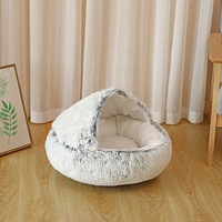 Bestseller Hochwertiges Hundes ofa Luxus bezug Smart Cat Bed Shell Katzennest Geschlossenes Haustier bett mit Abdeckung