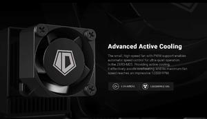 ที่ระบายความร้อน ID <span class=keywords><strong>M</strong></span>.2 M25ศูนย์ระบายความร้อนด้วยอากาศแบบโซลิดสเตตพัดลม12000rpm PWM ngf/nvme เคสคอมพิวเตอร์2280 SSD - Product Image 3