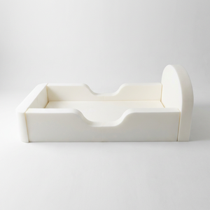Lit d'enfant moderne personnalisé 2026 en <span class=keywords><strong>fourrure</strong></span> sans structure, ultra-sûr, taille standard, design bas au sol pour chambre d'enfant, écologique - Product Image 6