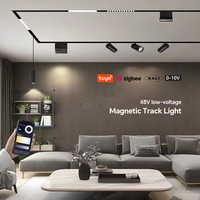 Kit complet de rail magnétique lumineux 48V avec transformateur et driver pour éclairage intérieur commercial