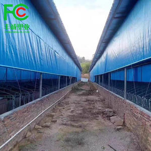 Tirai peternakan unggas terpal desain kandang unggas broiler tirai dengan sistem - Product Image 3