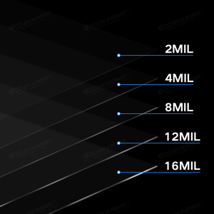 Película DE SEGURIDAD DE 2Mil 60 pulgadas * 99 pies para ventana de coche, película de tinte de vidrio arquitectónico para construcción, película de protección de ventana de seguridad PET, Rollo completo - Product Image 4