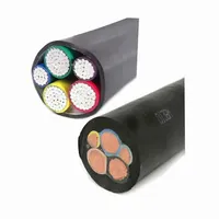 Cable de Alimentación de Aluminio/Cobre de 1 Kv y 500 Mcm XLPE, Cable Aéreo Dúplex/Triplex/Druplex con Aislamiento XLPE, Cable ABC 3X70 50mm2