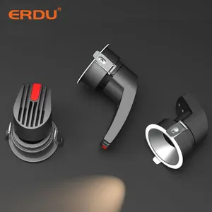 ERDU Recessedd筒灯切割尺寸160毫米筒灯聚光灯易于安装12w超薄发光二极管筒灯