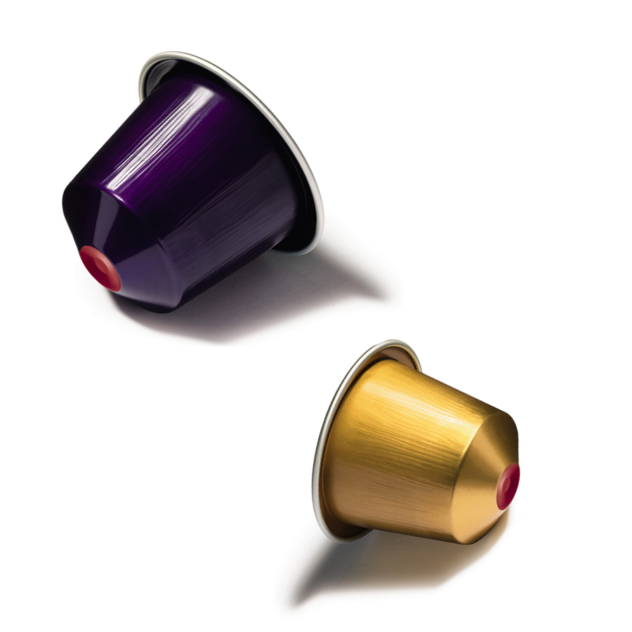 Высококачественные капсулы nespresso, совместимые с алюминиевыми цветными кофейными капсулами для молока/чая/кофе