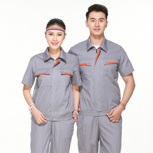 Venta al por mayor de camisa de manga corta de retazos fluorescentes chaqueta de trabajo de algodón ropa de trabajo personalizada uniforme tiras reflectantes ropa de trabajo - Product Image 6