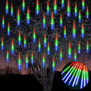 Groothandel Nieuwjaar Meteoor Licht String Outdoor Waterdichte Boom Decoratie Met 8 Tube Led Kerst Xmas String Lights Tree