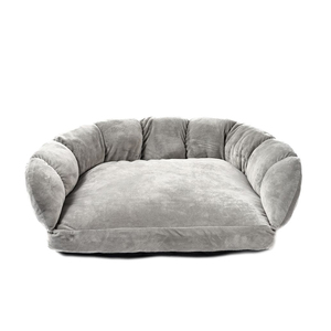 Sofá del animal doméstico cuadrado de lujo <span class=keywords><strong>para</strong></span> mascotas <span class=keywords><strong>cama</strong></span> de tela de gamuza y pv de sofá perro de perro <span class=keywords><strong>cama</strong></span> - Product Image 1