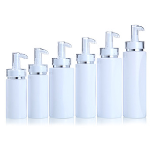 Customized Empty <b>Hair</b> Conditioner Refillable PET Shampoo Packaging Cosmetic Plastic Bottle With Lotion Pump - Product Image 1