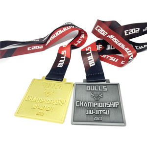 เหรียญรางวัลโลหะเคลือบทองแบบซับลิเมชั่นสำหรับกีฬา ขายส่ง เหรียญกีฬาคิกบ็อกซิ่งคาราเต้แบบกำหนดเอง - Product Image 4