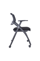 Chaise de bureau pliable moderne Eagleseating – Confortable, dossier en maille, assise en tissu mousse, empilable pour réunions – Vente en gros