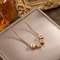 Colliers ras du cou et chaînes de pull en acier inoxydable plaqué or avec pendentif orbe, bijoux de mode pour femmes et filles