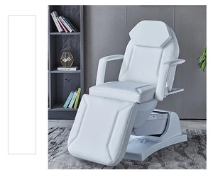 Meja pijat wajah kecantikan rumah sakit kualitas tinggi dengan struktur baja pengangkat elektrik berlapis daya tiang <span class=keywords><strong>IV</strong></span> termasuk - Product Image 4