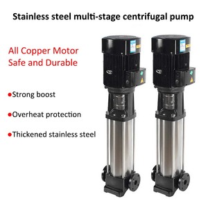Multi-stage Vertical Centrifugal <b>Water</b> <b>Pump</b> Iron or Copper or Stainless Big Flow Booster <b>Water</b> <b>Pump</b> with Cooling System - Product Image 5