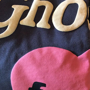 T-shirt OEM 100% coton uni surdimensionné T-shirts pour hommes T-shirts lourds T-shirts personnalisés en mousse avec logo et écran 3D T-shirt imprimé bouffant pour hommes - Product Image 5