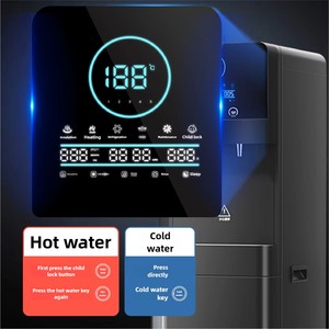 Distributore d'Acqua Elettrico da Esterno Autoportante Caldo e Freddo, Caricamento dal Basso, in Plastica, per Uso Domestico e Alberghiero, 2000 PPB - Product Image 4