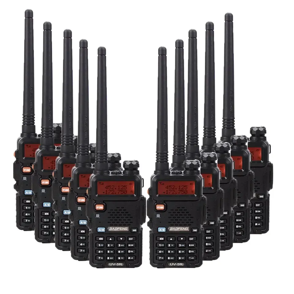 Baofeng UV-5R Dual Band ham dua arah radio Baofeng UV-5R UV 5R perlengkapan stasiun walkie talkie genggam