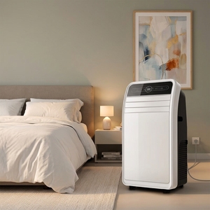 Budget Friendly Mobile Air Conditioner Quiet 55dB Noise Level 7000 BTU <b>Portable</b> <b>AC</b> <b>Unit</b> for Residential Homes - Product Image 2