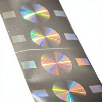 Rouleaux de feuille holographique 3D laser arc-en-ciel, feuille argentée pour marquage à chaud, estampage pour boîtes de cigarettes, cosmétiques et vin