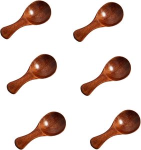 Cuchara de Café Desechable de Madera Moderna y Personalizada, Mango Corto, Ecológica, Acabado Espejo, para Fiestas - Product Image 1