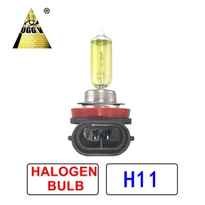 UGGV Factory 12V Halogen Lamp 55W/100W Yellow Car Headlamp Bulb H11 Car Lights For Improved Visibility