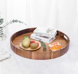 <span class=keywords><strong>Plateau</strong></span> ottoman extra large très populaire, <span class=keywords><strong>plateau</strong></span> ottoman rond, plateaux <span class=keywords><strong>de</strong></span> service en bois surdimensionnés avec poignées pour le salon - Product Image 6