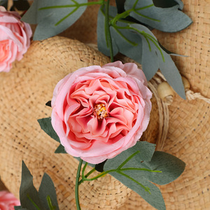 Guirlande de roses artificielles Austin à 8 têtes, 100 cm - 200 cm, pour décoration de mariage, clôture extérieure, vitrine de magasin - Product Image 3