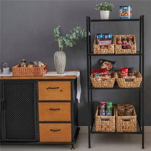 Panier scolaire pour l'organisation, nouveau matériau de panier, boîte <span class=keywords><strong>à</strong></span> pain rétro en émail, logo personnalisé, rangement pliable, sur <span class=keywords><strong>la</strong></span> porte, tissé - Product Image 4