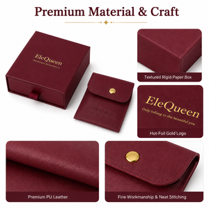 Caja de joyería estilo cajón y set de bolsas de terciopelo con cierre de botón, venta al por mayor, logotipo dorado personalizado para almacenamiento de anillos, pendientes y collares - Product Image 4