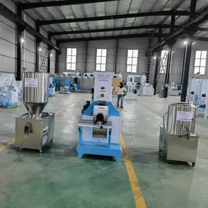 2023 Full Simple feed extruder Production Line Manufacturing Plant Cooling Dry Pet Dog Food Processing Making Machines