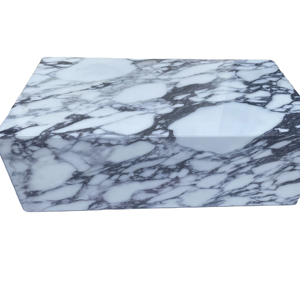 <span class=keywords><strong>Table</strong></span> basse carrée moderne de style nordique en verre et fer forgé avec plateau en marbre pour café ou décoration de salon - Product Image 5