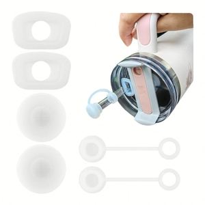 Juego de Accesorios para Vaso Stanley: Tapa de Silicona Antiderrames y Tapón para Pajita, para Vasos Stanley de 40oz y 30oz - Product Image 1