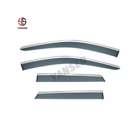 Para Toyota BZ4X, visera de ventana lateral de coche, toldo de ventilación, lluvia, ceja, refugios, protección contra la lluvia, puerta, Ventvisor, piezas de automóviles