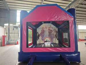 Casa Inflable de Princesa <span class=keywords><strong>Frozen</strong></span>, PVC de Grado Comercial, Ligera, Capacidad para 12 Personas, Tamaño y Color Personalizables - Product Image 5