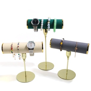 Thời trang mới kim loại vòng đeo tay hiển thị giá trang sức cửa hàng đồng hồ hiển thị đứng - Product Image 6