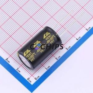 Condensador Electrolítico de Aluminio de Orificio Pasante CD26G1VM222L260T, Orificio Pasante, D16xL26mm 2200uF 20% 35V 7.5mm - Product Image 2