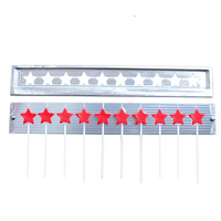 Produsen Profesional Menawarkan Cetakan Lilin Bentuk Bintang Pentagram Aluminium Logam dengan Harga Khusus untuk Pembuatan Lilin DIY
