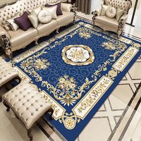 Tapis de Salon Style Européen Meilleure Vente Antidérapant Luxe Décoration d'Intérieur Personnalisable