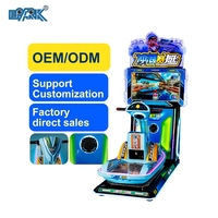 Parc d'attraction Machine de jeu pour enfants Machine de jeu d'arcade à pièces Simulateur de surf Skate Board Game Machine