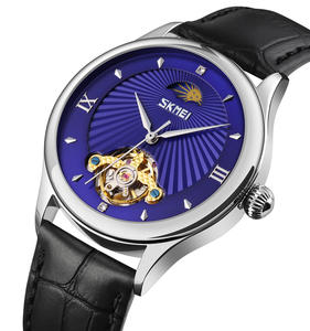 Skmei jam tangan-Reloj de pulsera mecánico de acero inoxidable, automático, 9251 - Product Image 2