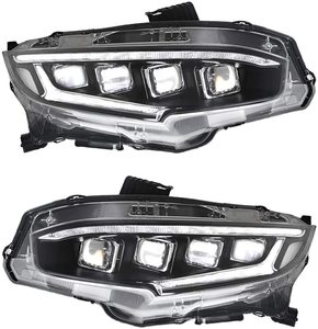 Faros Delanteros LED para <span class=keywords><strong>CIVIC</strong></span> 2016 en Adelante con Señal de Giro Dinámica y Sistema de Conexión Plug and Play para <span class=keywords><strong>HONDA</strong></span> <span class=keywords><strong>CIVIC</strong></span> - Product Image 1
